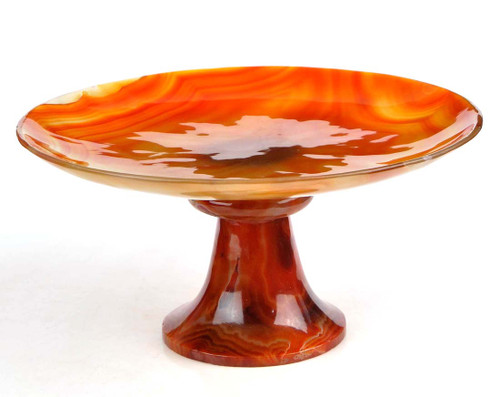 red agate fruit tray