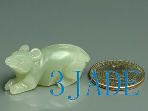 Hetian jade mouse