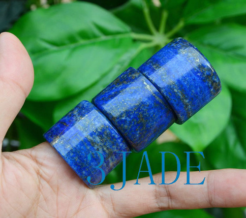 21.5mm Lapis Lazuli Gemstone Thumb Ring, US size 12 -F016003