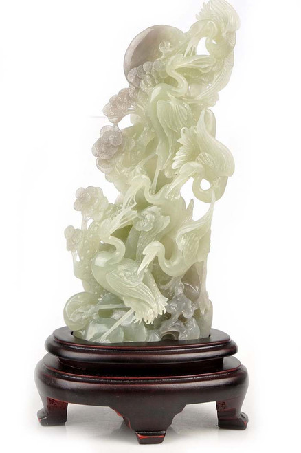 Hetian jade carving