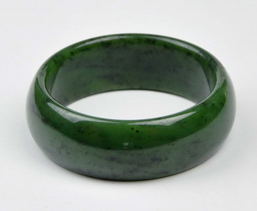 60mm green jade bangle