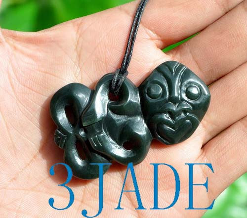 Earthbound Pacific New Zealand Maori Inspired Greenstone Jade Hei Tiki  India | Ubuy