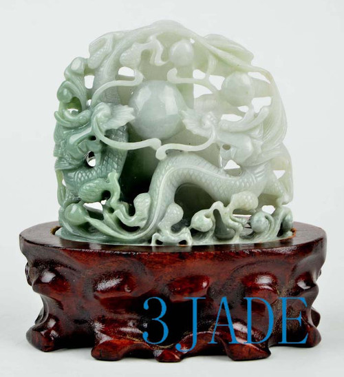 jade dragon statue