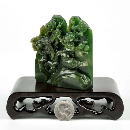 Jade Flower Statue