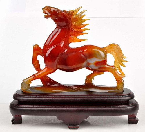 red agate horse