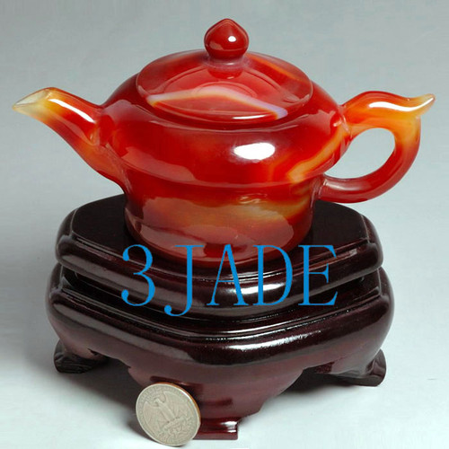 Carnelian Tea Pot