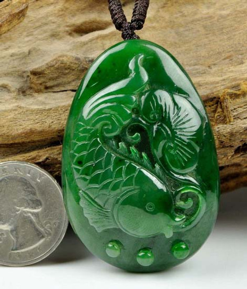 Koi fish pendant