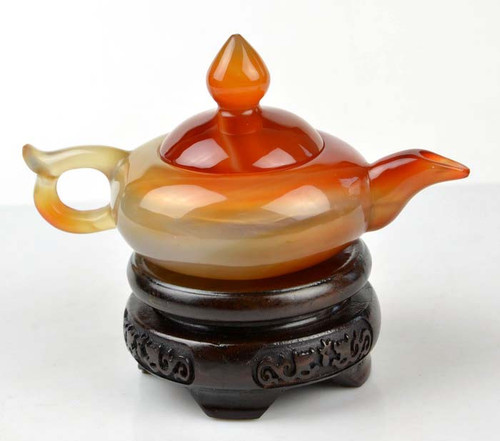 agate teapot