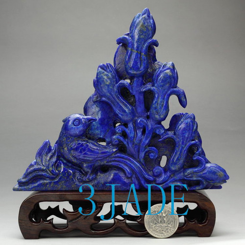 Lapis Lazuli carving