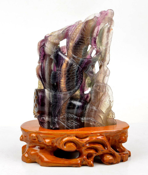 Fluorite Crystal carving