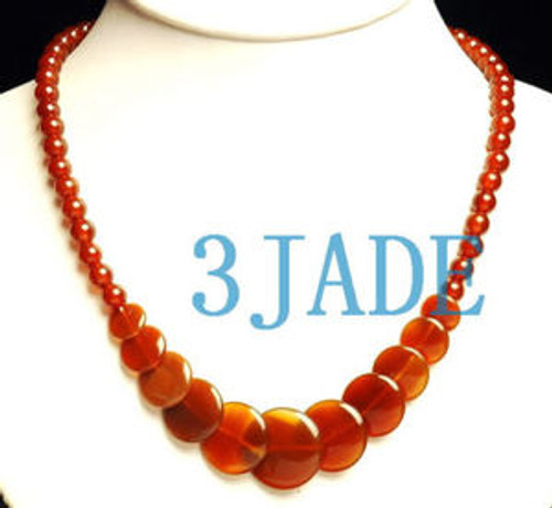 Agate beads necklace 