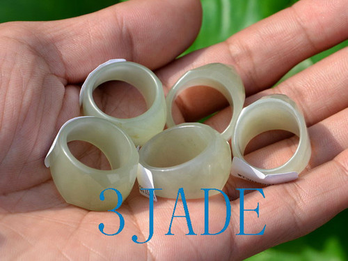 Rare Type A Burmese Jade Jadeite Old Mine Dragon Thumb Ring - 15.56g 37.5  by 15.8 by 28.2mm US 12 HK27 inner diameter 21.6mm, Men's Fashion, Watches  & Accessories, Jewelry on Carousell