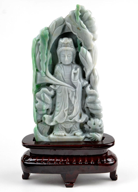 Green jade Kwan Yin
