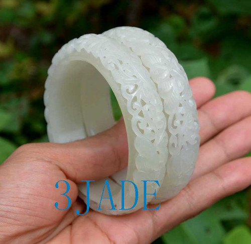 white jade bangle