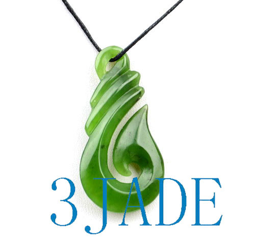 New Zealand Jade Hei Matau Pendant | Mountain Jade NZ