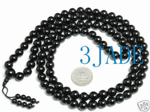 black prayer beads
