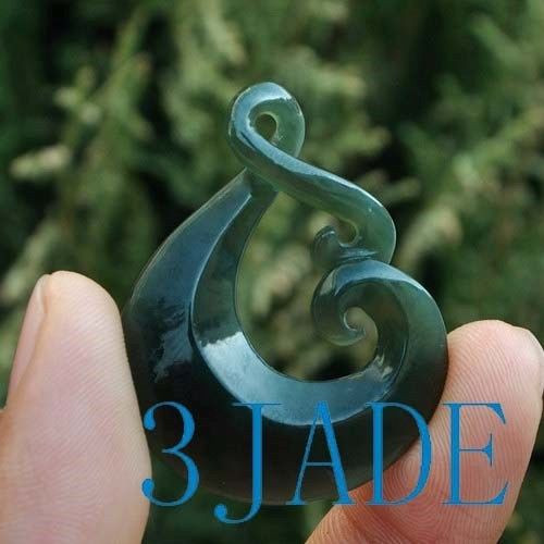 Maori jade carving