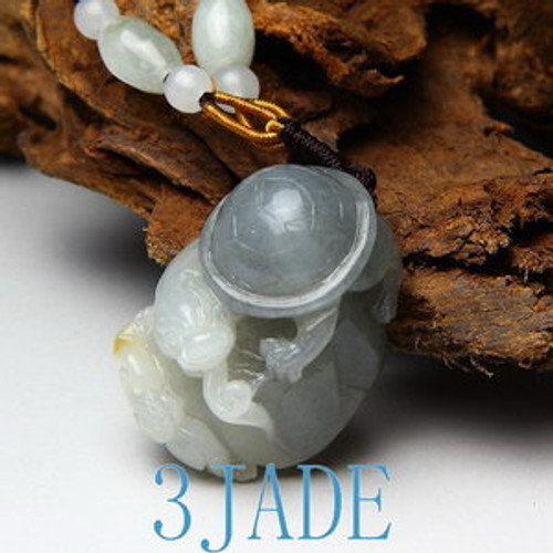 Hetian jade turtle pendant