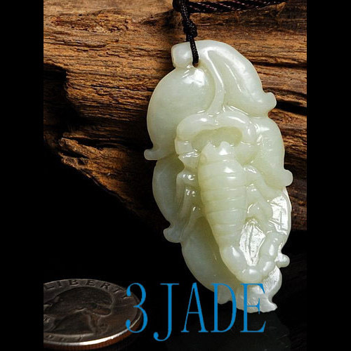Jade Scorpion Pendant