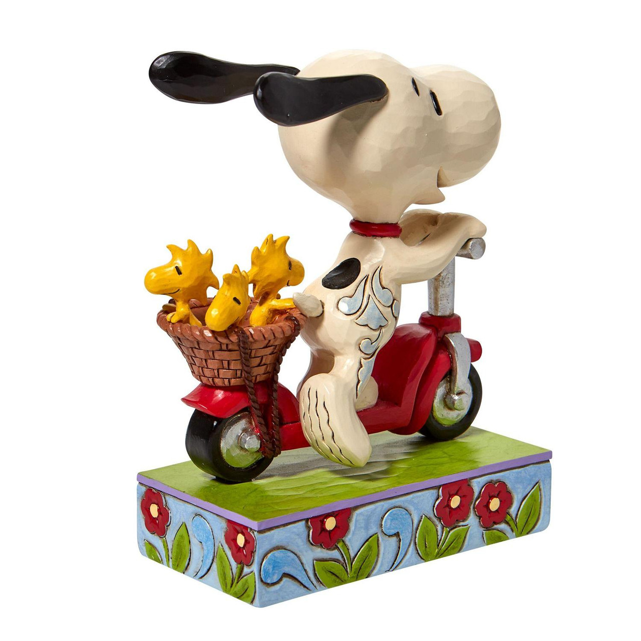 Jim Shore Peanuts Snoopy Woodstocks on Scooter Scootin Around 6.5