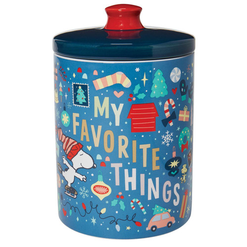 Snoopy Cookie Jar Canister 7.5" Tall Snoopy Cookie Jar Canister 7.5" Tall