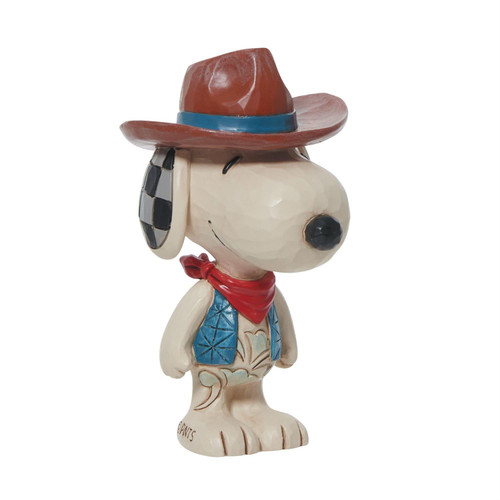 Peanuts By Jim Shore Snoopy Mini Cowboy 3.44" Tall