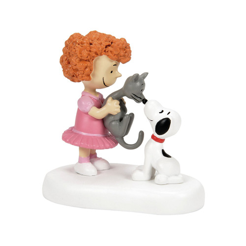 Peanuts Village Accessory Frieda Faron Meet Snoopy 2.5" Tall