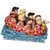 Peanuts Gang Rafting Adventures Await 5.5" Tall