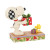 Peanuts by Jim Shore Snoopy Woodstock Gift Christmas Exchange 4.75" Tall