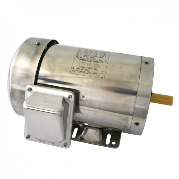1 HP 3 PH Stainless steel Milk Pump Motor - 5/8 Keyed Shaft - Hamby ...