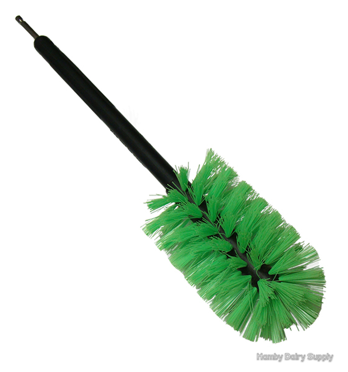 2 Green Long Bristle Power Scrub and Cleaning Brush 