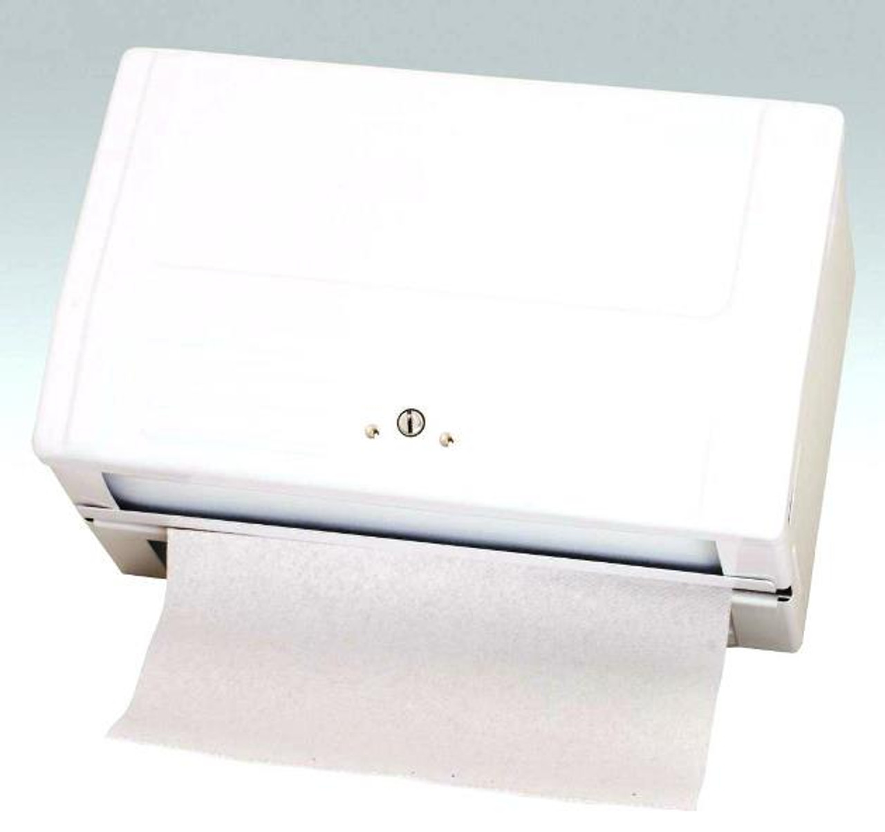 Clearance Sale! White Steel TOWEL DISPENSER for PAPER TOWELS - Hamby Dairy  Supply