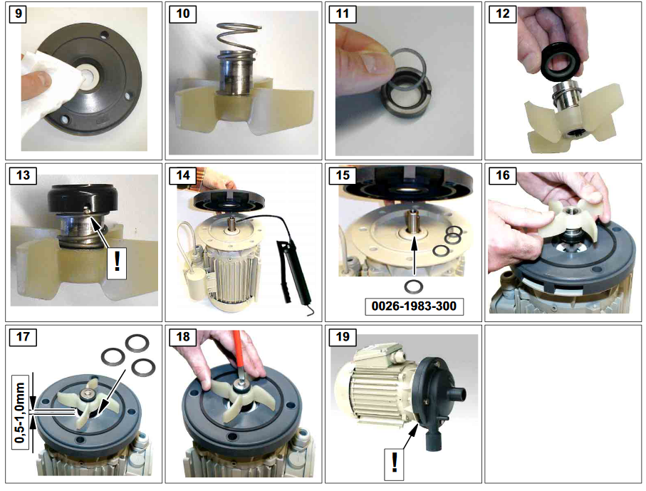 GEA Milk Pump seal kit Westfalia Car/Cer Hamby Dairy Supply