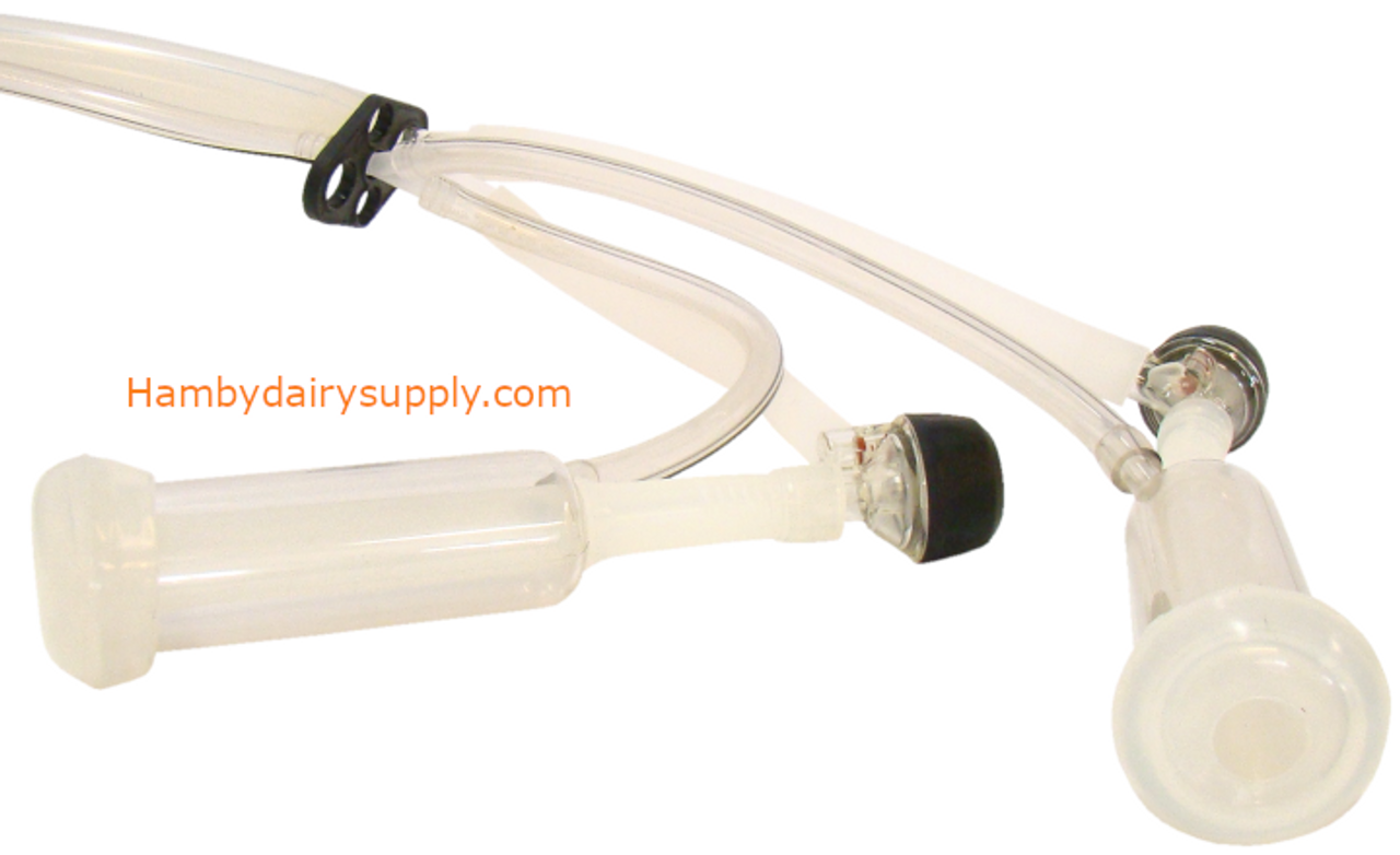 Milk Rite Inflations ITP 205 Goat Assembly with silicone inflations, silicone milk hose ...