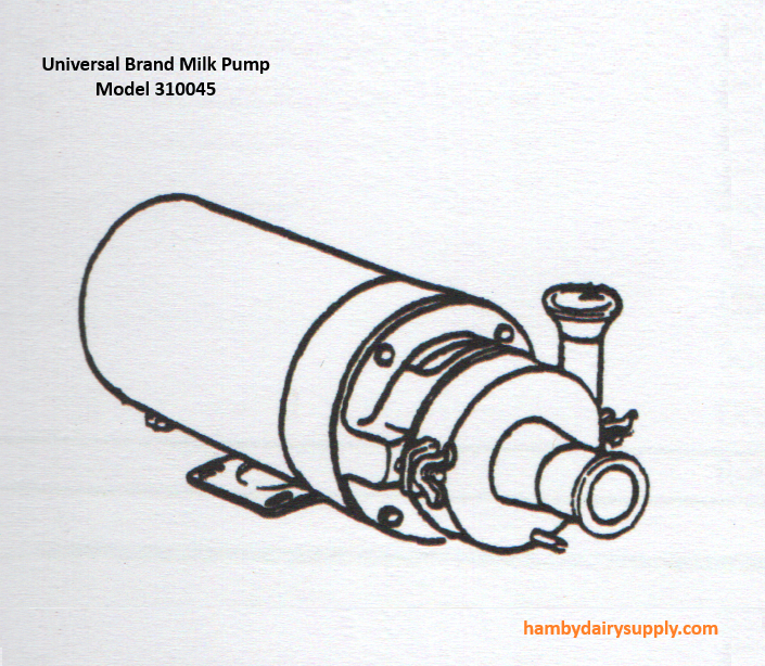 Milk Pump Seals Kit for Universal 3 pin driver (4 piece) - Hamby Dairy ...