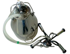 Clear Top Improved Cow Bucket Milker with Grade A stainless steel bucket