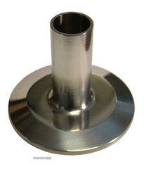 End Cap with Nipple 2 inch Triclamp x  5/8 Milk Hose End Cap with Nipple 2 inch Triclamp x  5/8 Milk Hose