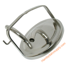Stainless Steel Fresh Cow Lid for 3/4 inch hose for short handle buckets