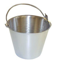  GLEAVI Stainless Steel Bucket 2 Gallon Bucket with Lid  Stainless Steel Water Bucket Pickup Bucket Small Bucket with Handle Milk  Barrel Milk Pail Metal Beverage Cabinet Household Plastic: Home & Kitchen