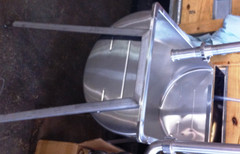 Stainless Steel leg set for single or double wash sinks