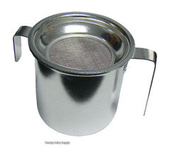 Aluminum Strip Cup with stainless screen insert