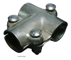 HC25 Tee Clamp 3 Bolt - Galvanized 