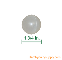 Ball for fresh cow lid Fits lids 34300 34310 343412 34325