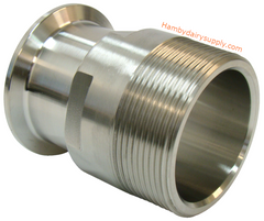 1000-912
Clamp x MPT 2 x 2 Stainless Steel Adapter