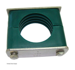Green Poly Rail Hanger for 2.0 inch stainless milk line or 1.5 inch pvc Green Poly Rail Hanger for 2.0 inch stainless milk line or 1.5 inch pvc