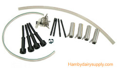 Cow Milker Assembly with silicone hose for 1501 bucket milker