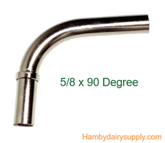 Sale! 90° Milk Valve NIPPLE 5/8  Fits Surge®