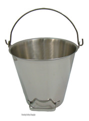 16 Quart Stainless Steel Pail with Pouring handle