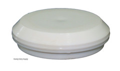 2 inch Bevel Seat End Cap White Plastic 2 inch Bevel Seat End Cap White Plastic