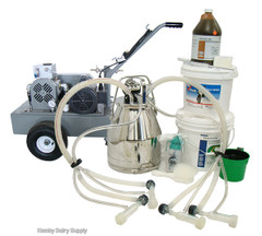 2 Sheep ITP Complete Bucket Milker HD portable vacuum system   2 Sheep ITP Complete Bucket Milker HD portable vacuum system